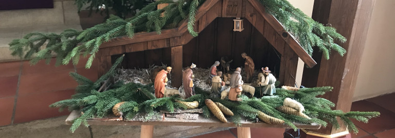 Weihnachtliche Krippe